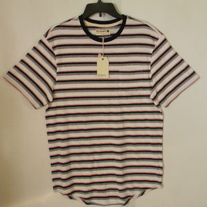Retrofit Brand Large Men Striped T-Shirt NWT